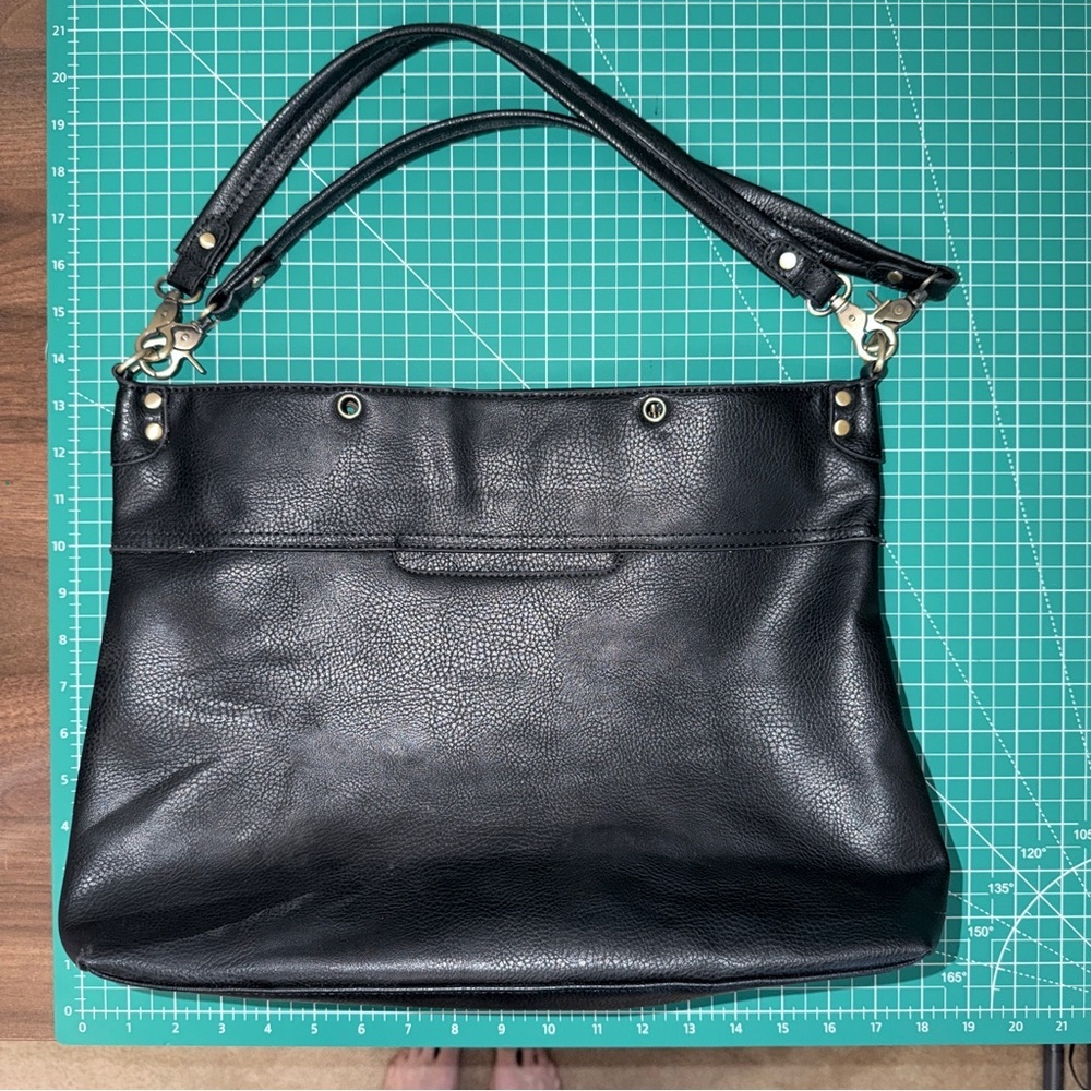 New Mathew & Julian 18.5” x 13.5” Beautiful Black Work Tote Purse🌹